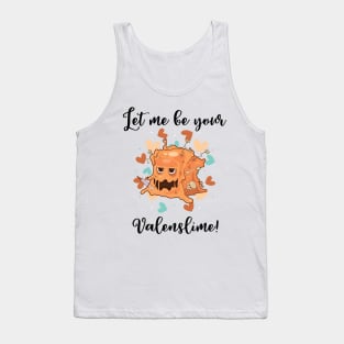 Let Me Be Your Valenslime Roleplaying RPG Geek Couple Gift Tank Top
